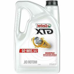 Castrol 03095 GTX 20W-50 Motor Oil, 5 Quart 5