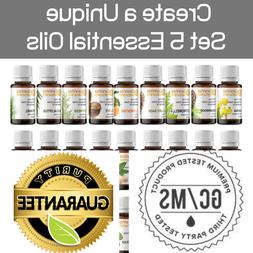 Kit Create Your Own Oil Set Of 5 Aromatherapy Diffuser Oils 